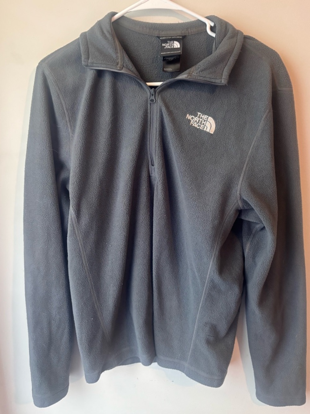 The North Face Women’s Grey Fleece Full-Zip Jacket